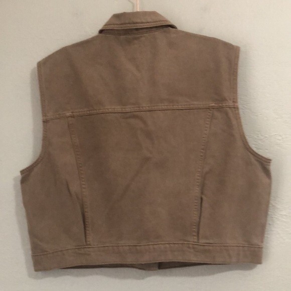 Wild Fable Size XL Denim Jean Trucker Vest - Picture 5 of 8